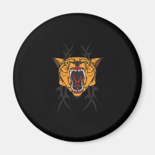 cougar tribal design magnet