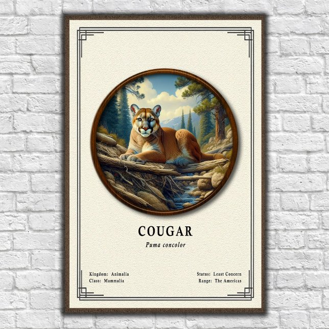 Cougar Zoology Series Poster (Creator Uploaded)