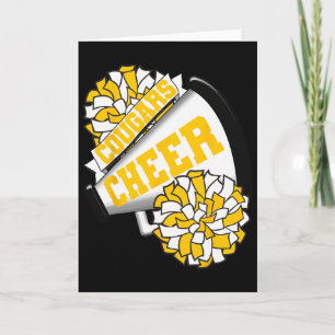 Cougars Cheer Ck To School Cheerleading Spirit Gy Card