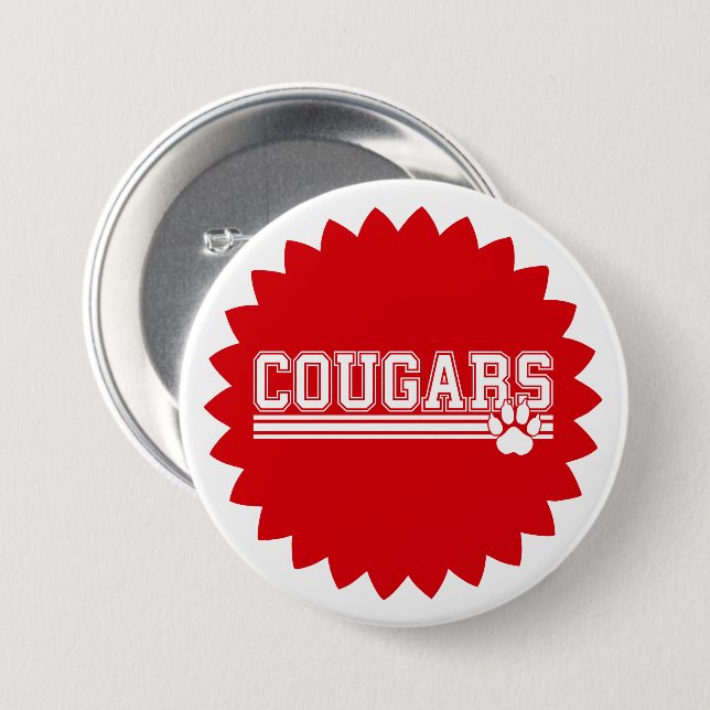 Cougars Pin Button (Front & Back)