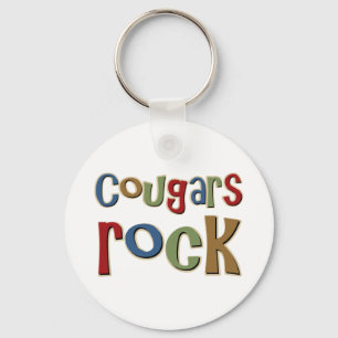 Cougars Rock Keychain