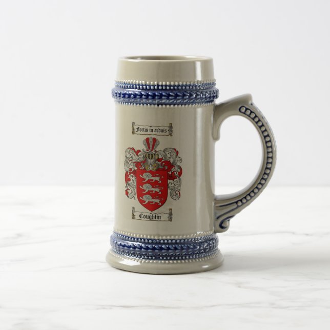 Coughlin Coat of Arms Stein / Coughlin Crest (Right)