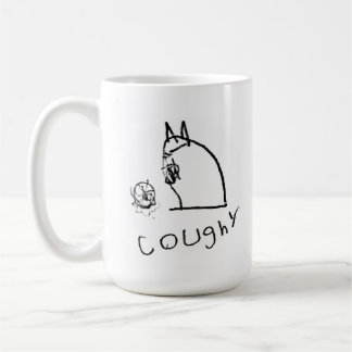 Coughy B&W Coffee Mug