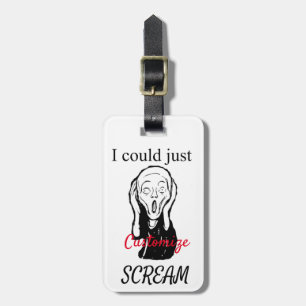 Could Just Scream Thunder_Cove Luggage Tag