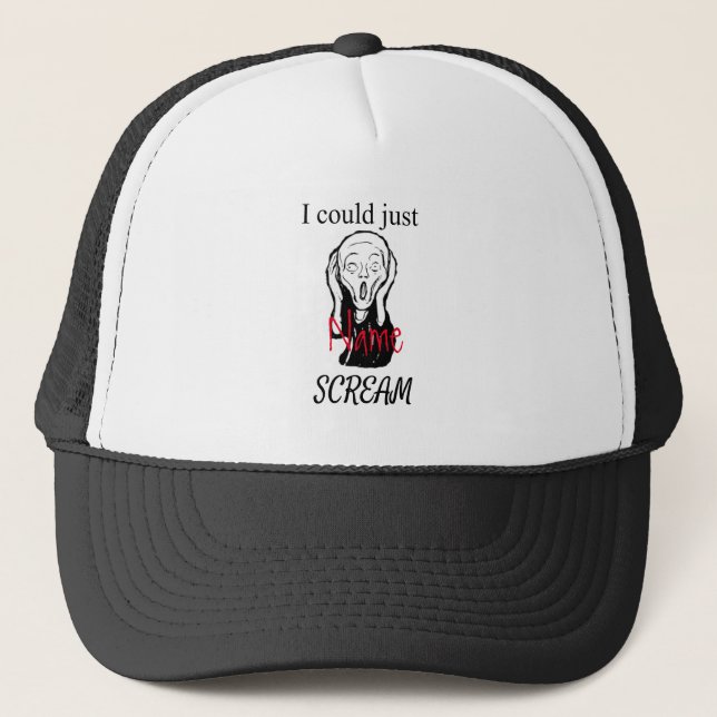 Could Just Scream Thunder_Cove Trucker Hat (Front)