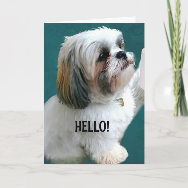 COULD NOT WAIT TO SAY *HAPPY BIRTHDAY* CARD (Front)