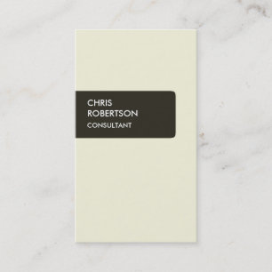 Couleur Beige Vertical Carte de visite attrayant