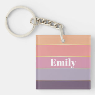 Couleur couleur violet rose Personnalisée Bandes d