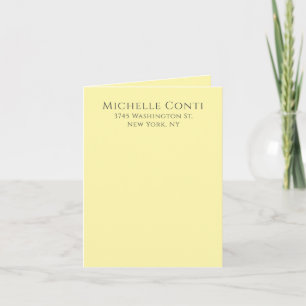 Couleur crème Minimaliste Plain élégant moderne