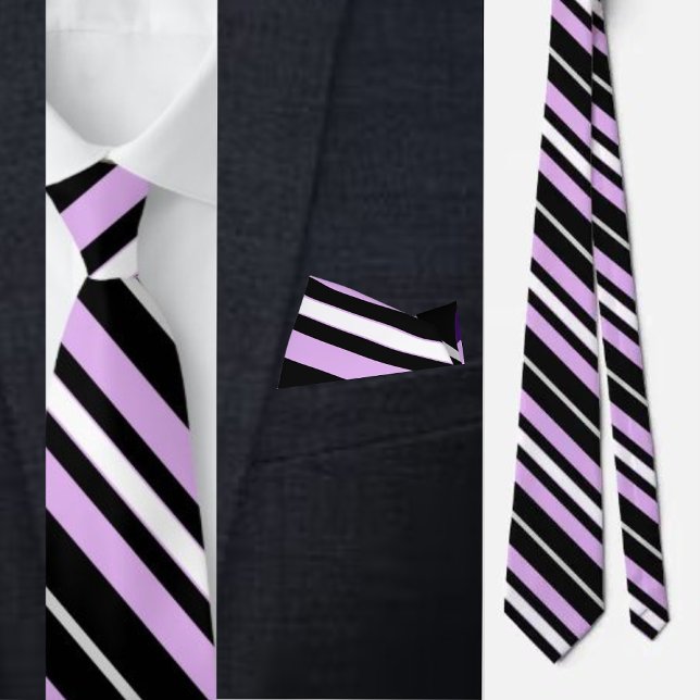 Couleur Cute Stripes Motif Cravate (Créateur téléchargé)
