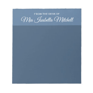 Couleur de tendance - Bloc-notes bleu classique sé