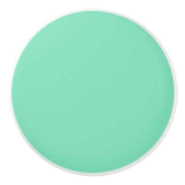 Couleur de tendance - Bouton en céramique vert min (Devant)