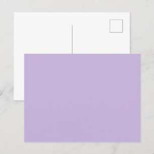 Couleur de tendance - Carte postale solide violet 