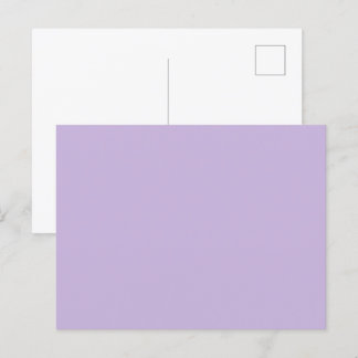 Couleur de tendance - Carte postale solide violet 