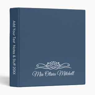 Couleur de tendance - Classeur Bleu Grave 3 Anneau
