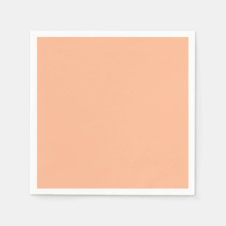 Couleur de tendance - Serviettes en papier de pêch