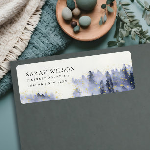 COULEUR D'EAU BLEU EN ENCRE ADRESSE DU PAYSAGE D'A