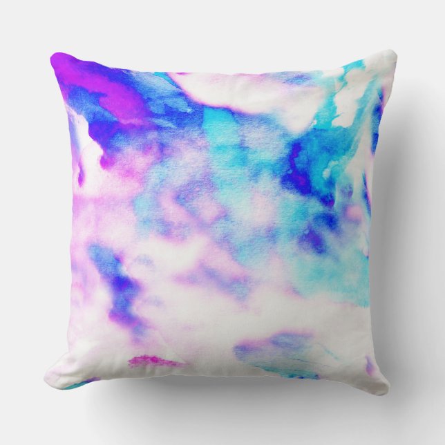COULEUR D'EAU PASTEL DESIGN Rétro Oreiller (Recto)