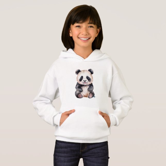 Couleur d'eau pour bébé panda (Devant entier)