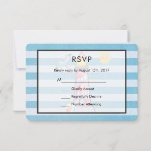Couleur d'eau rouge clair phare mariage RSVP