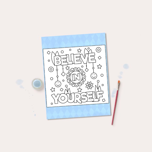Couleur Je Crois En Toi | Cartes d'activité (Créateur téléchargé)