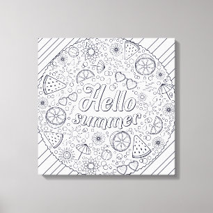 Couleur Me Jolie - Toile Enveloppée (Gloss)