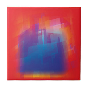 Couleur mélangée Deux carreaux en céramique