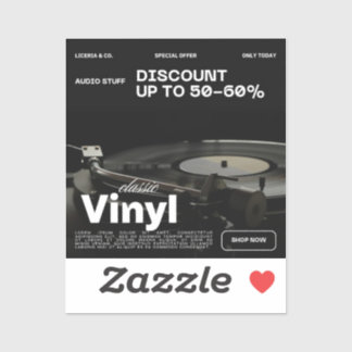 COULEUR NOIRE DANS Sticker en vinyle coupé sur mes