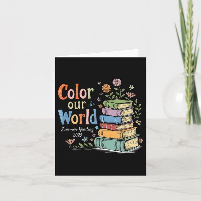 Couleur Notre Monde Lecture Été 2025 Programme Bib (Devant)
