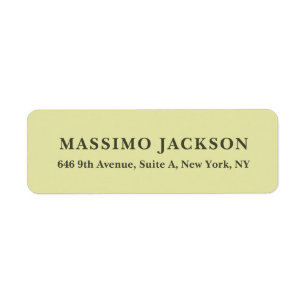 Couleur pastel personnalisée minimaliste audacieus