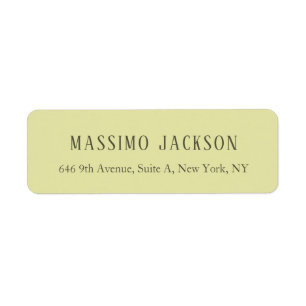 Couleur pastel personnalisée nom minimaliste perso