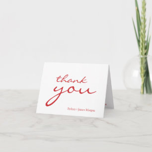 Couleur personnalisée, cartes de remerciements