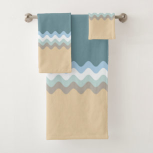 Couleur Plage - Sable Brown clair Beige Turquoise 