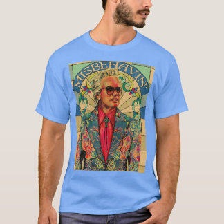 couleur rétro de mauvais comportement TShirt