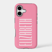 Couleur solide rose Flamant rose | Nom minimal
