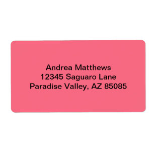 Couleur solide rose pastèque