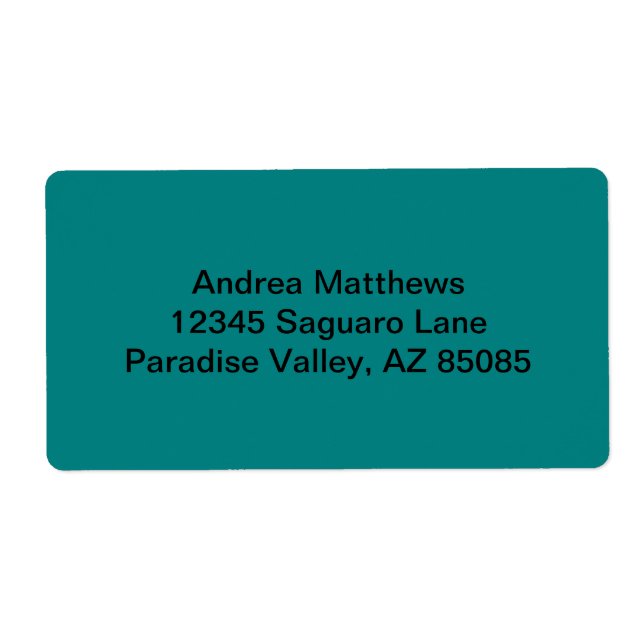 Couleur solide turquoise (Devant)