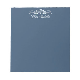 Couleur tendance - Bloc-notes décoratif bleu grave