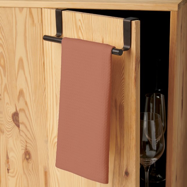 Couleur tendance - Serviette de cuisine en cuivre  (Pliage en tiers)