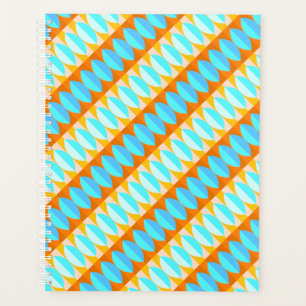 Couleur Turquoise Bleu Orange Jaune Motif