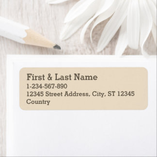 Couleur uni Champagne beige