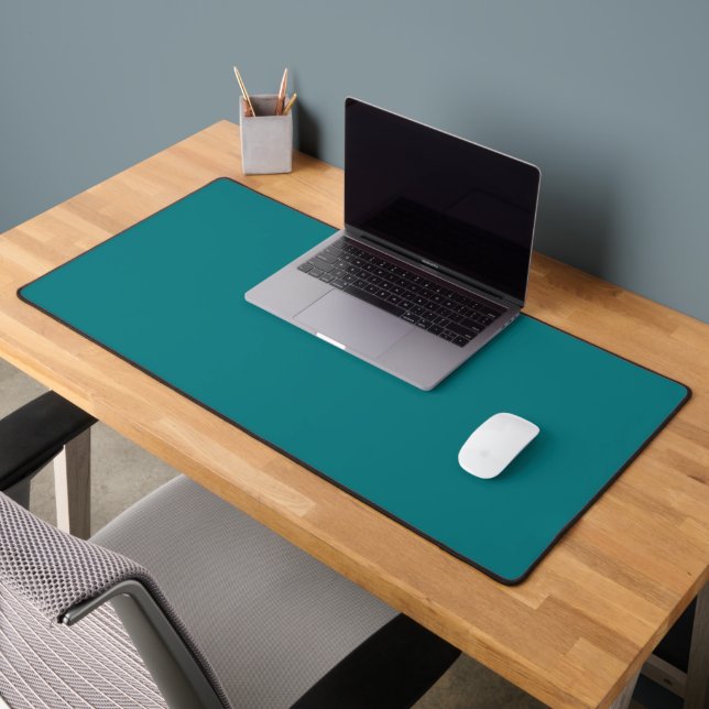 Couleur uni profond Aqua turquoise (Bureau 2)