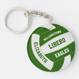 couleur vert blanc de l'équipe volleyball personna