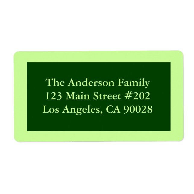 couleur verte (Devant)