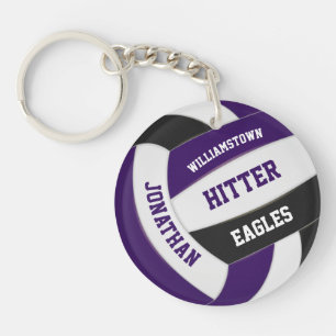 couleur violet noir de l'équipe volleyball personn