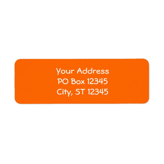 Couleur vive orange (Devant)