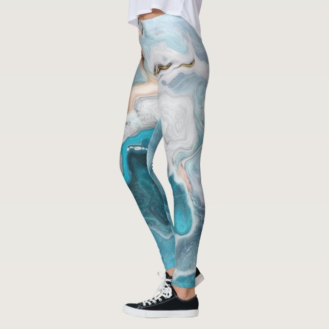 Couleurs Abstraites, belles leggings (Gauche)