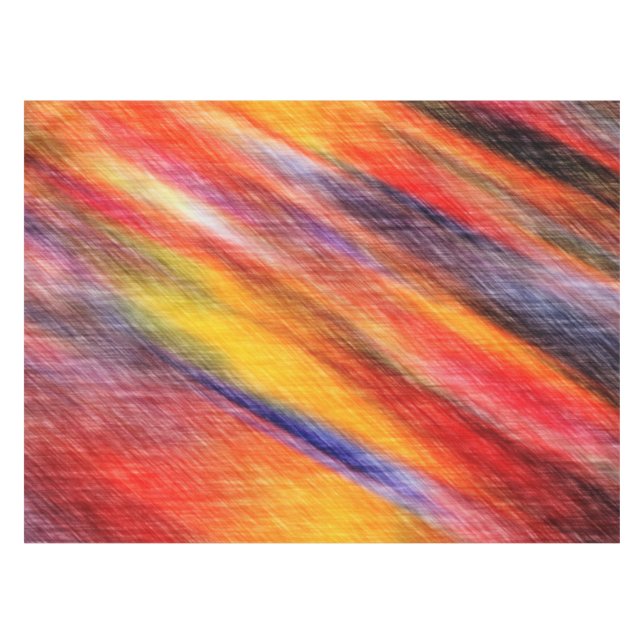 Couleurs Abstraites coucher de soleil Nappe (Devant (Horizontal))