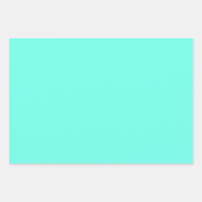 Couleurs bleues Envelopper les feuilles de papier (Devant)