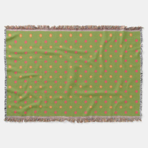 Couleurs chic Pois Jetez la couverture